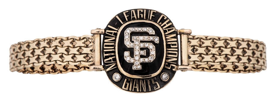 2002 San Francisco Giants National League Champions Ring Top Bracelet
